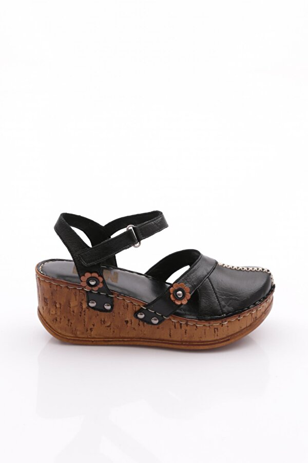 217-2064 Kadin Mega Kalin Taban Sandalet