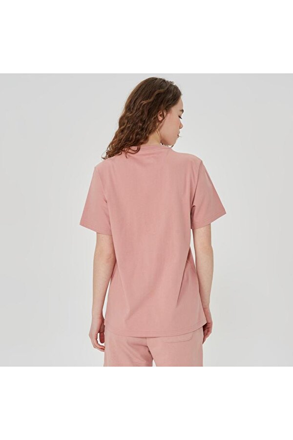 Go To Star Chevron Logo Standard Fit Unisex Pembe Yuvarlak Yaka Tişört