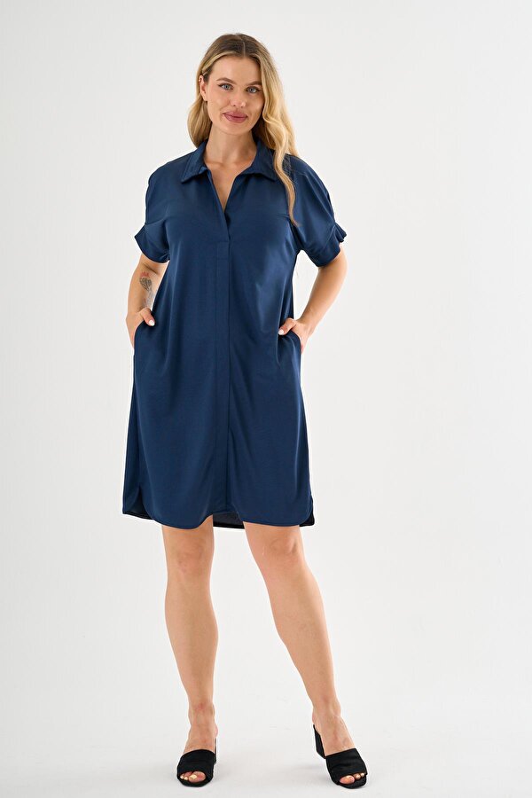 ALEXANDERGARDI Büyük Beden Gömlek Elbise