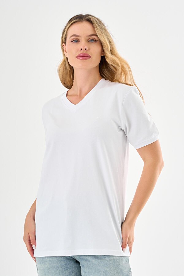 V Yaka Basic T-shirt