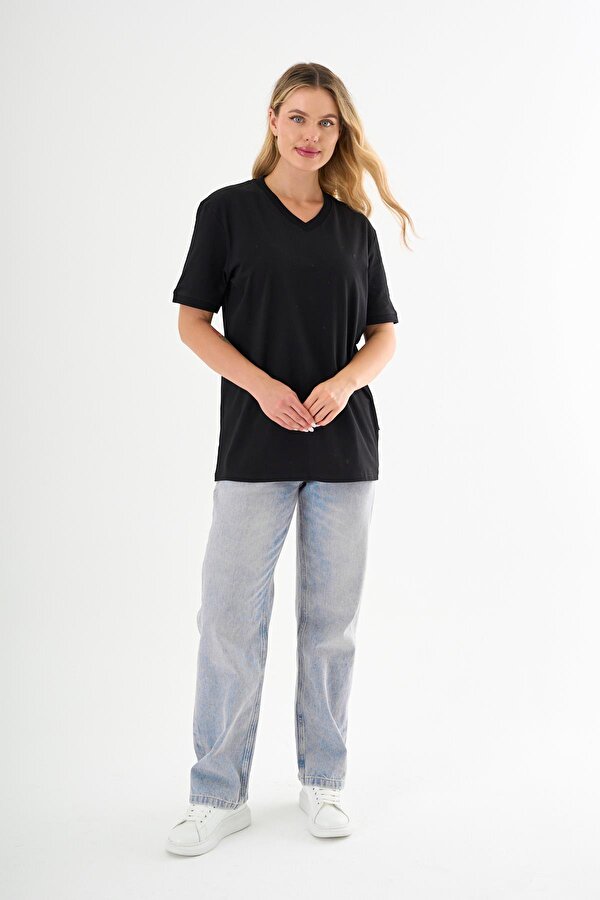 V Yaka Basic T-shirt