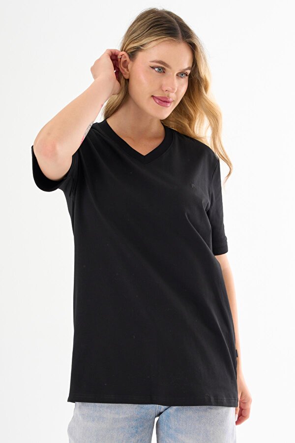 V Yaka Basic T-shirt