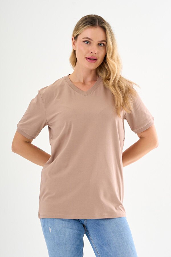 V Yaka Basic T-shirt