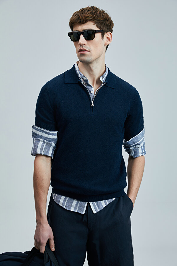 111090092 Aren Erkek Pamuklu Kazak T- Shirt Erkek Tişort