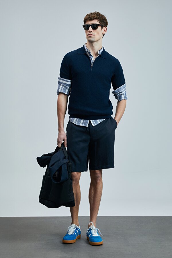 111090092 Aren Erkek Pamuklu Kazak T- Shirt Erkek Tişort