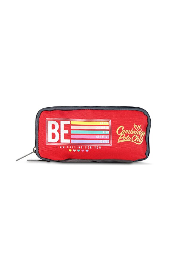 Be Happy Tek Bölmeli Unisex Çocuk Kalem Kutusu