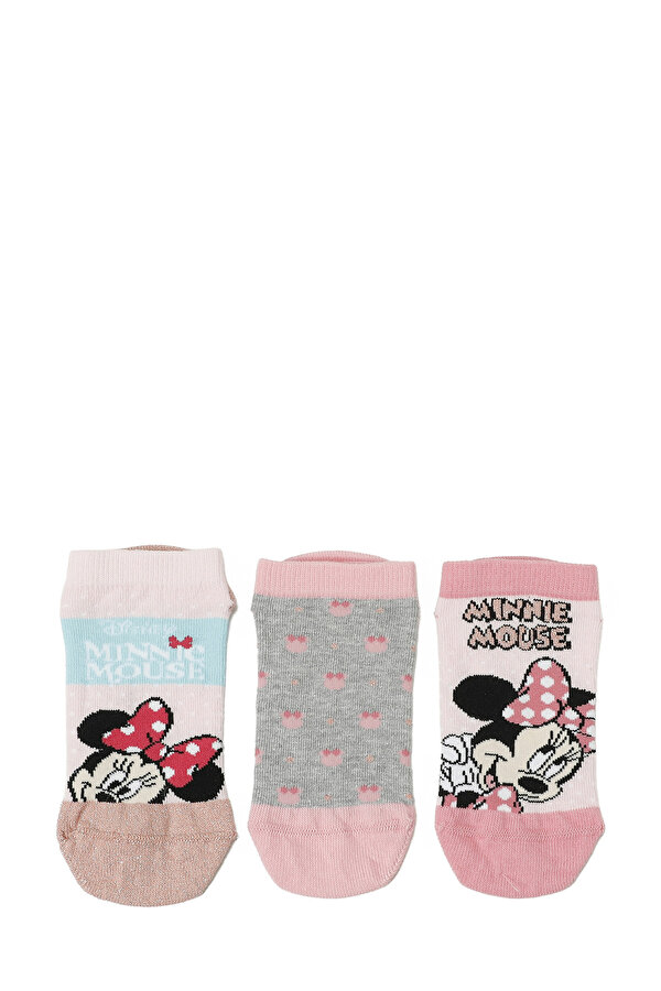 MINNIE 3LU PTK-G 5PR Çok Renkli Kız Çocuk Çorap