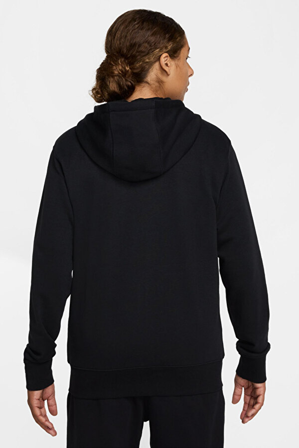 M NK CLUB FT FZ HOODIE Siyah Erkek Fermuarlı Sweatshirt Fiyatları