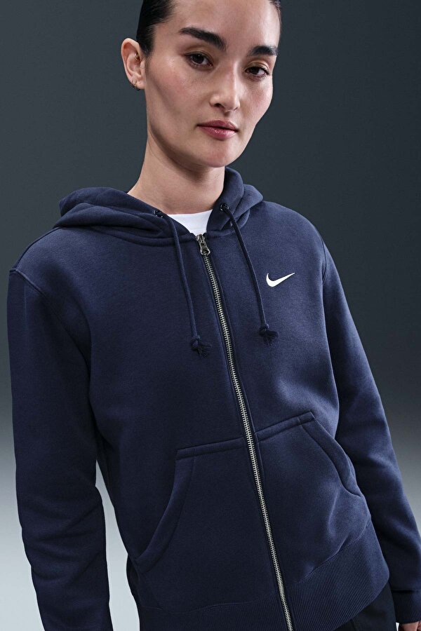 Sportswear Phoenix F Lacivert Kadın Fermuarlı Sweatshirt