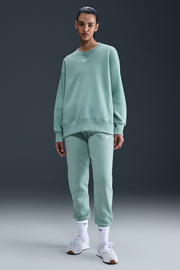 W NSW PHNX FLC OS LONG CR SOLUK PEMBE Kadın Sweatshirt
