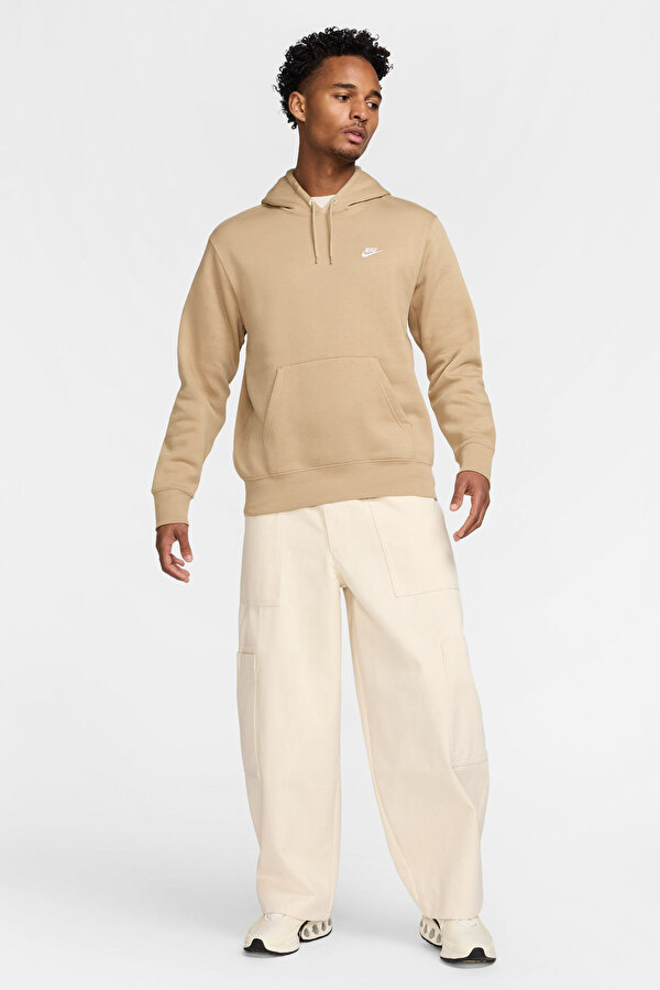 M NK CLUB BB PO HOODIE BEIGE Man 449