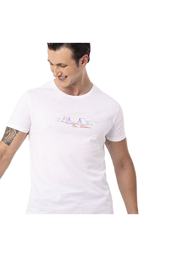 Tamp M Erkek Beyaz Tshirt M4tampm-10