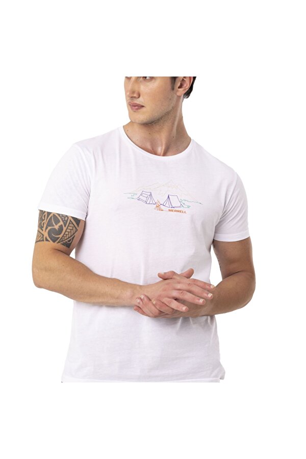 Tamp M Erkek Beyaz Tshirt M4tampm-10