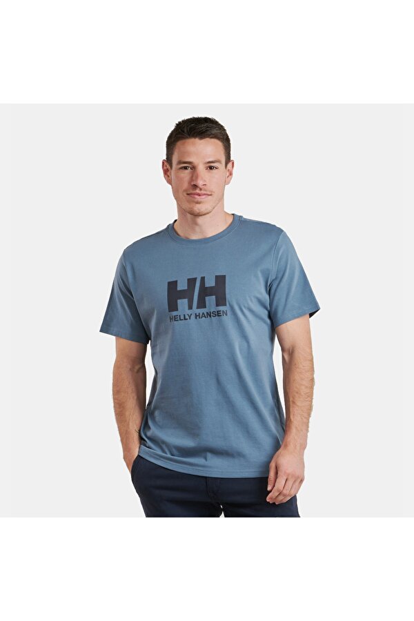 Hh Logo T-shırt 3.0 Erkek Lacivert Tshirt Hha.54596-hha.601