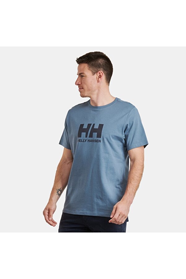 Hh Logo T-shırt 3.0 Erkek Lacivert Tshirt Hha.54596-hha.601