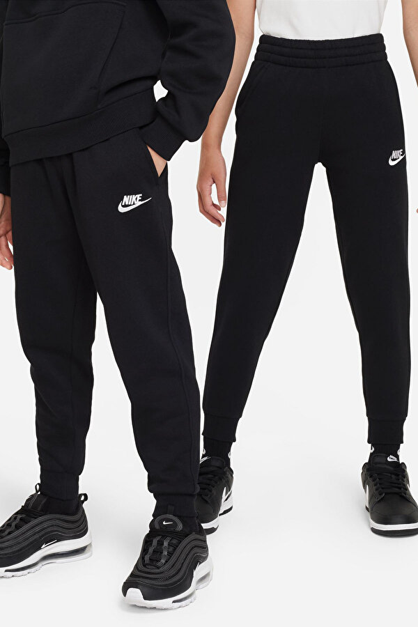 K NSW CLUB FLC JGGR LBR Siyah Unisex Eşofman Altı