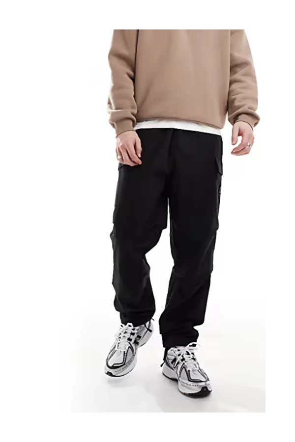Woven Badge Ripstop Cargo Pant Erkek Siyah Eşofman Altı Tb0a656f0011