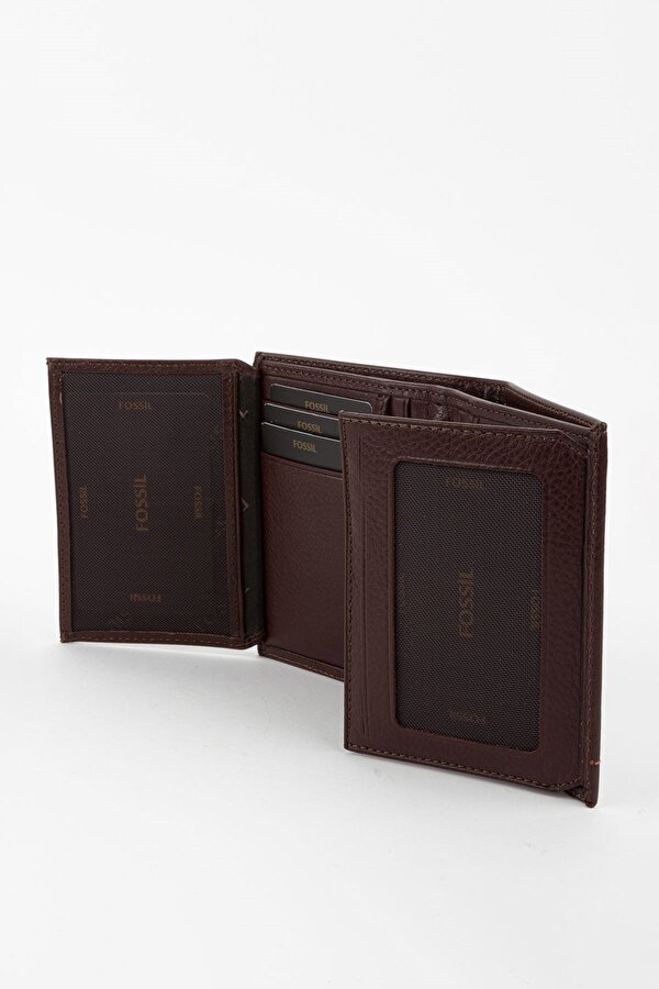 Kutulu Hakiki Deri Dikey Dikişli Siyah El Portföyü Kartlık Cüzdan