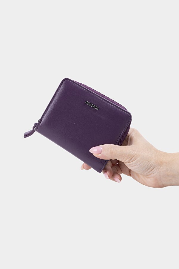 2822 HAKİKİ DERİ KADIN CÜZDAN MÜRDÜM