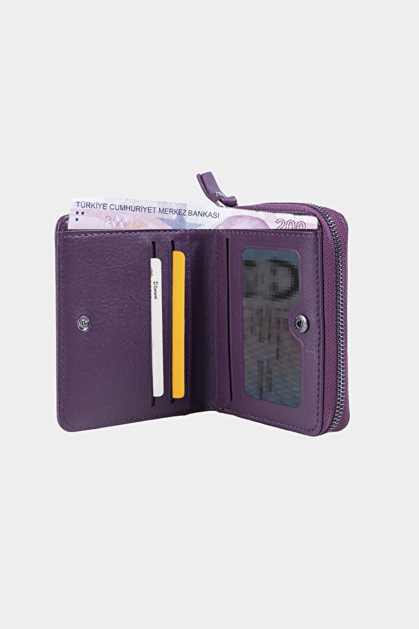 2822 HAKİKİ DERİ KADIN CÜZDAN MÜRDÜM