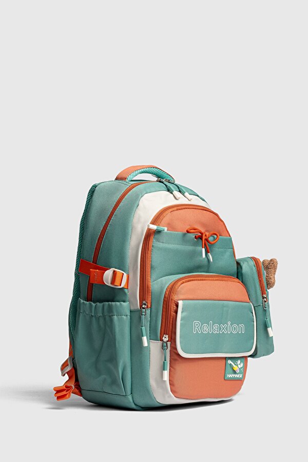 rlx-1512 UNİSEX OKUL SIRT ÇANTASI ÖĞRENCİ GÜNLÜK SEYAHAT TATİL SPOR YÜRÜYÜŞ SEYAHAT GEZİ KAMP GÜNLÜK YEŞİL