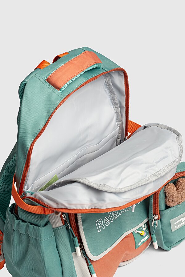 rlx-1512 UNİSEX OKUL SIRT ÇANTASI ÖĞRENCİ GÜNLÜK SEYAHAT TATİL SPOR YÜRÜYÜŞ SEYAHAT GEZİ KAMP GÜNLÜK YEŞİL