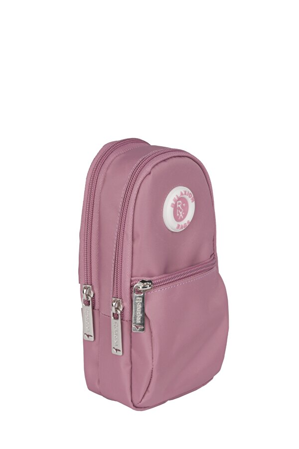 Rlx-150 İki gözlü kalemlik okul üniversite VİOLET