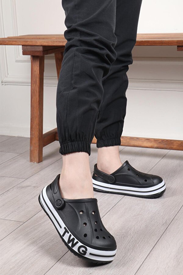 TWG-216 G Siyah Unisex Terlik
