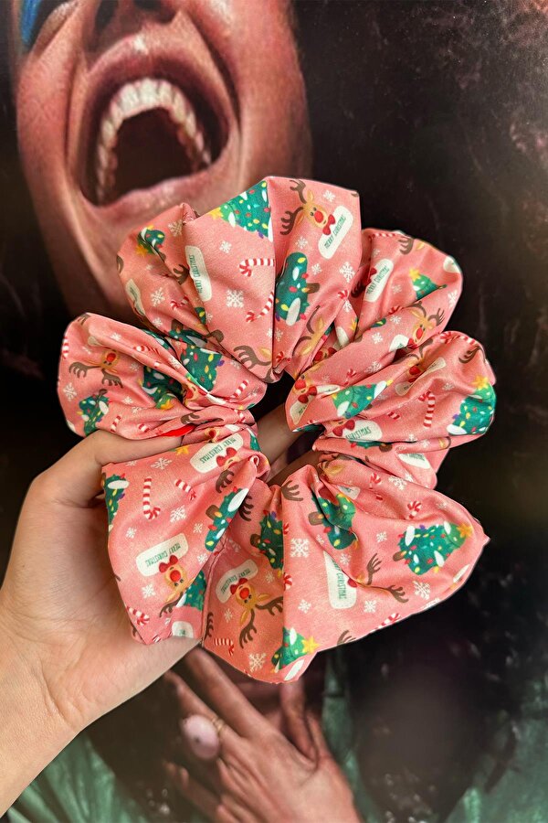 Kadın Xl Boy Özel Desen Lastik Toka