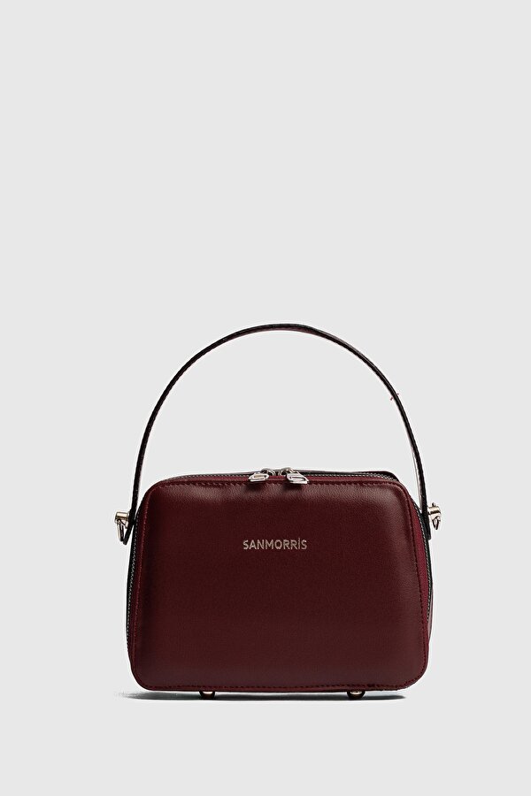 Sn 1427 Kadın El Omuz Çantası Kol Çantası BORDO