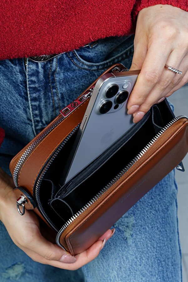 Sn 1427 Kadın El Omuz Çantası Kol Çantası BORDO