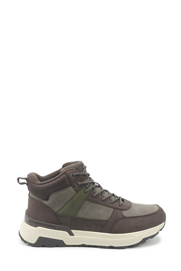 INT1125K057-KRK 5PR Kahverengi Erkek High Sneaker