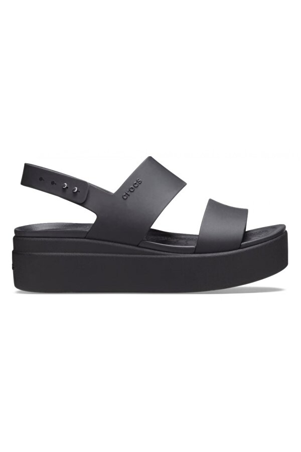 206453  Brooklyn Low Wedge W Siyah Kadın Sandalet