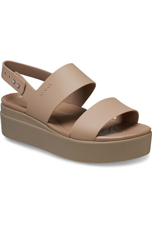 206453  Brooklyn Low Wedge W Karamel Kadın Sandalet