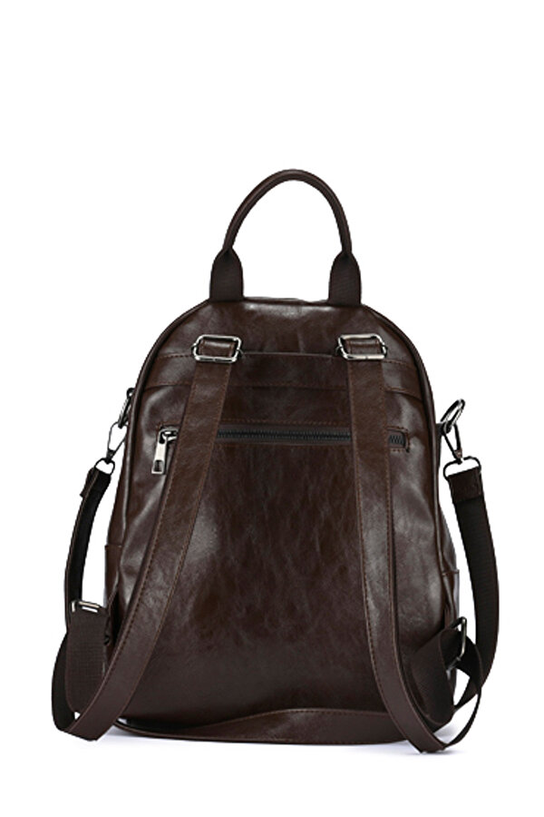 YKM FONK SRT 5PR Kahverengi Kadın Sırt Çantası