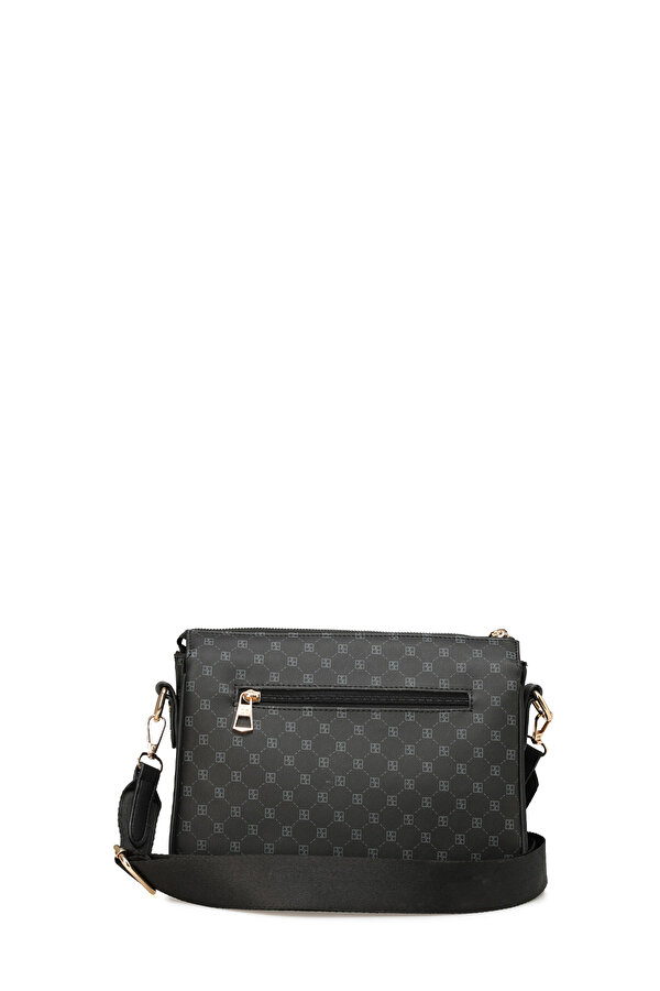 MNG MULTIBLM CPRZ 5PR Siyah Kadın Çapraz Çanta