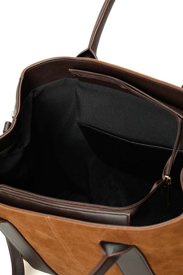 SUET WESTERN OMZ 5PR Taba Kadın Omuz Çantası