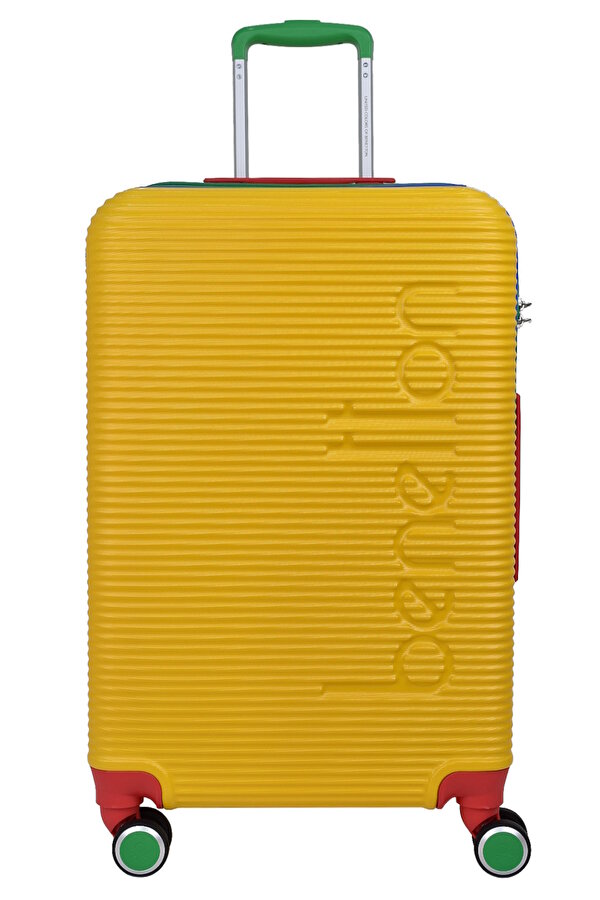 Lüx Abs Büyük Boy Valiz Sarı BNT500