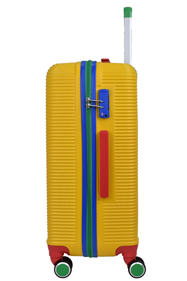 Lüx Abs Büyük Boy Valiz Sarı BNT500
