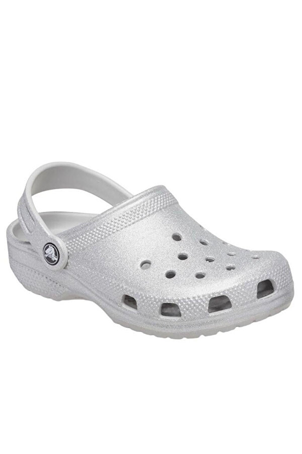 Classic Glitter Clog Kadın Terlik Gri