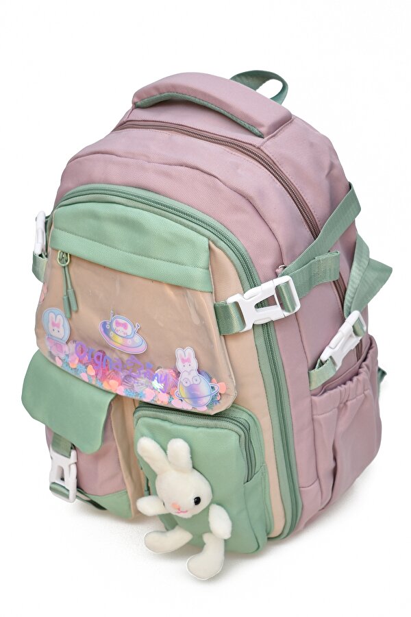 Ortopedik Lüks Kumaş Çok Gözlü Çocuk İlkokul Sırt Çantası 1461