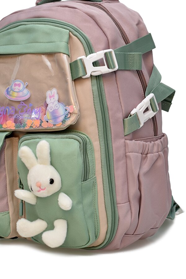 Ortopedik Lüks Kumaş Çok Gözlü Çocuk İlkokul Sırt Çantası 1461