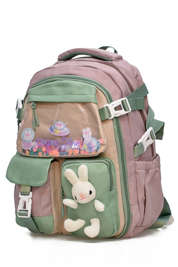 Ortopedik Lüks Kumaş Çok Gözlü Çocuk İlkokul Sırt Çantası 1461