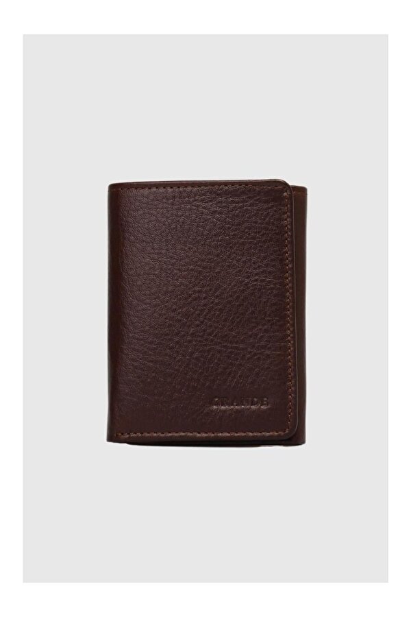 1414 Cüzdan Kahve Hakiki Deri Erkek Cüzdan