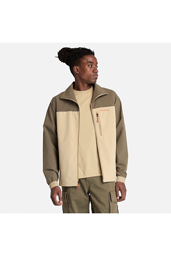 Dwr Softshell Jacket Erkek Haki Ceket Tb0a66sqeqj1