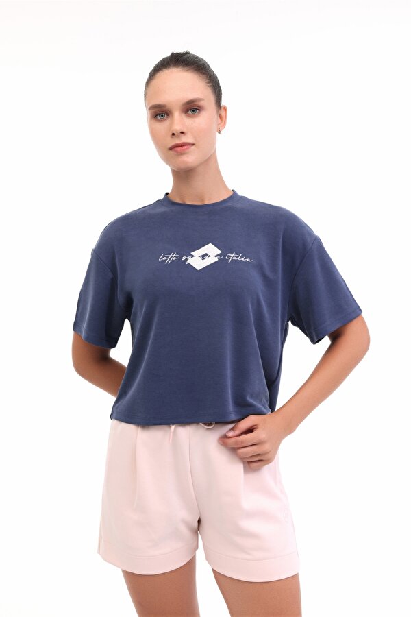 W-EDSUMA TEE 5FX Lacivert Kadın Kısa Kol T-Shirt