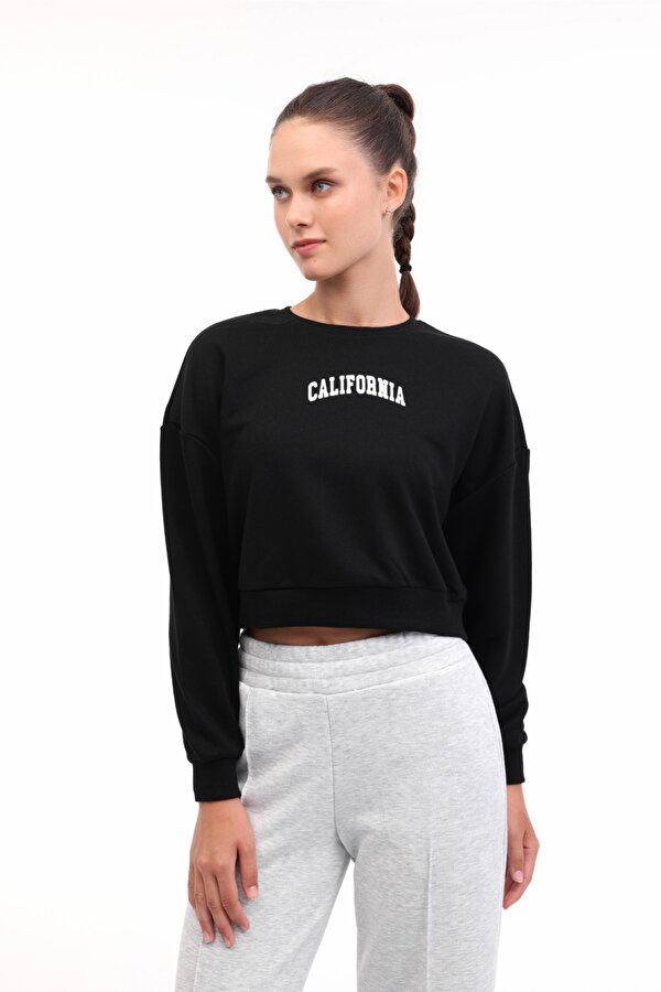 WL 16KUTAN BTS799 5PR Siyah Kadın Sweatshirt