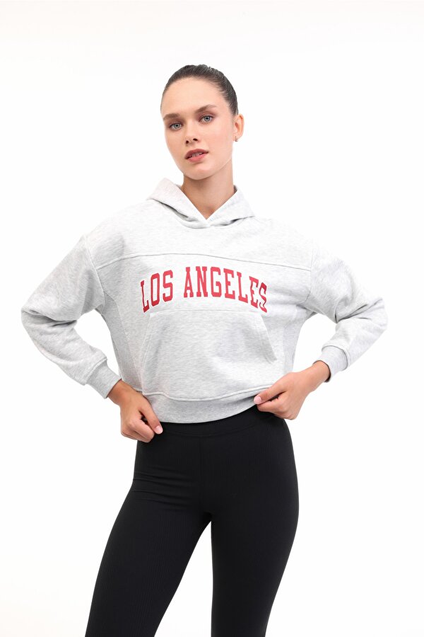 WL 17JAAM BTS802 5PR GRI MELANJ Kadın Sweatshirt
