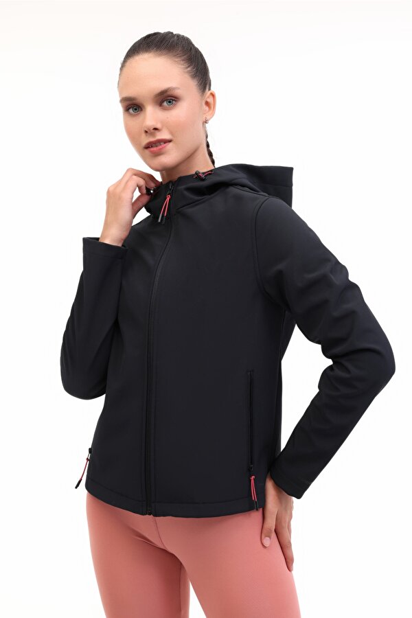 WB BASIC 5GF748 5PR Siyah Kadın Softshell