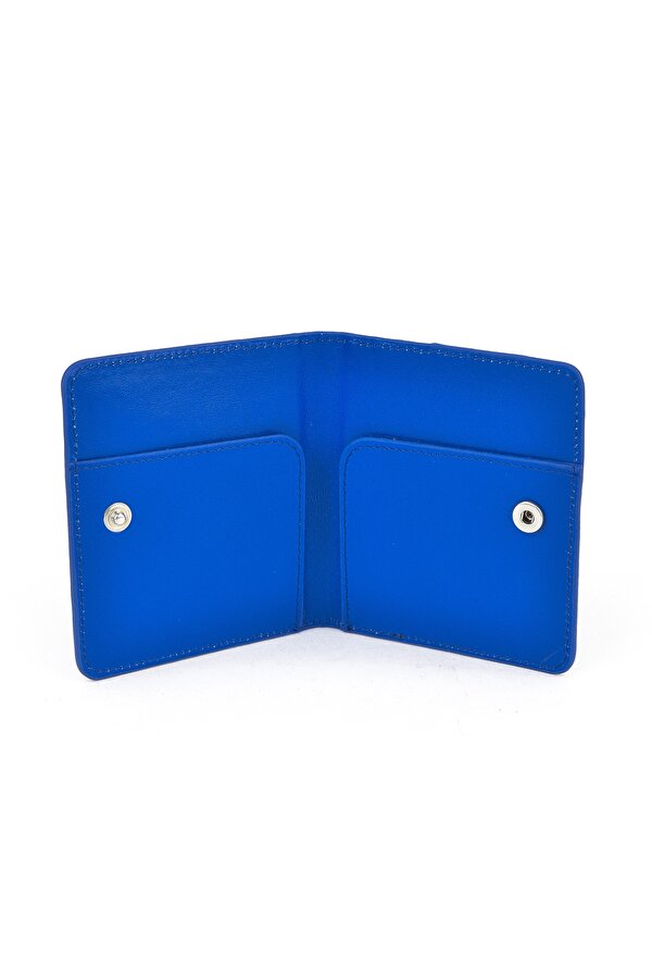 Hakiki Deri Kartlık 1539852Z01 Saks Mavi